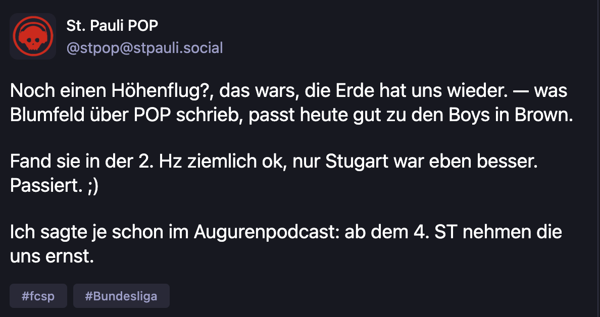 Grundberührung der Boys in Brown